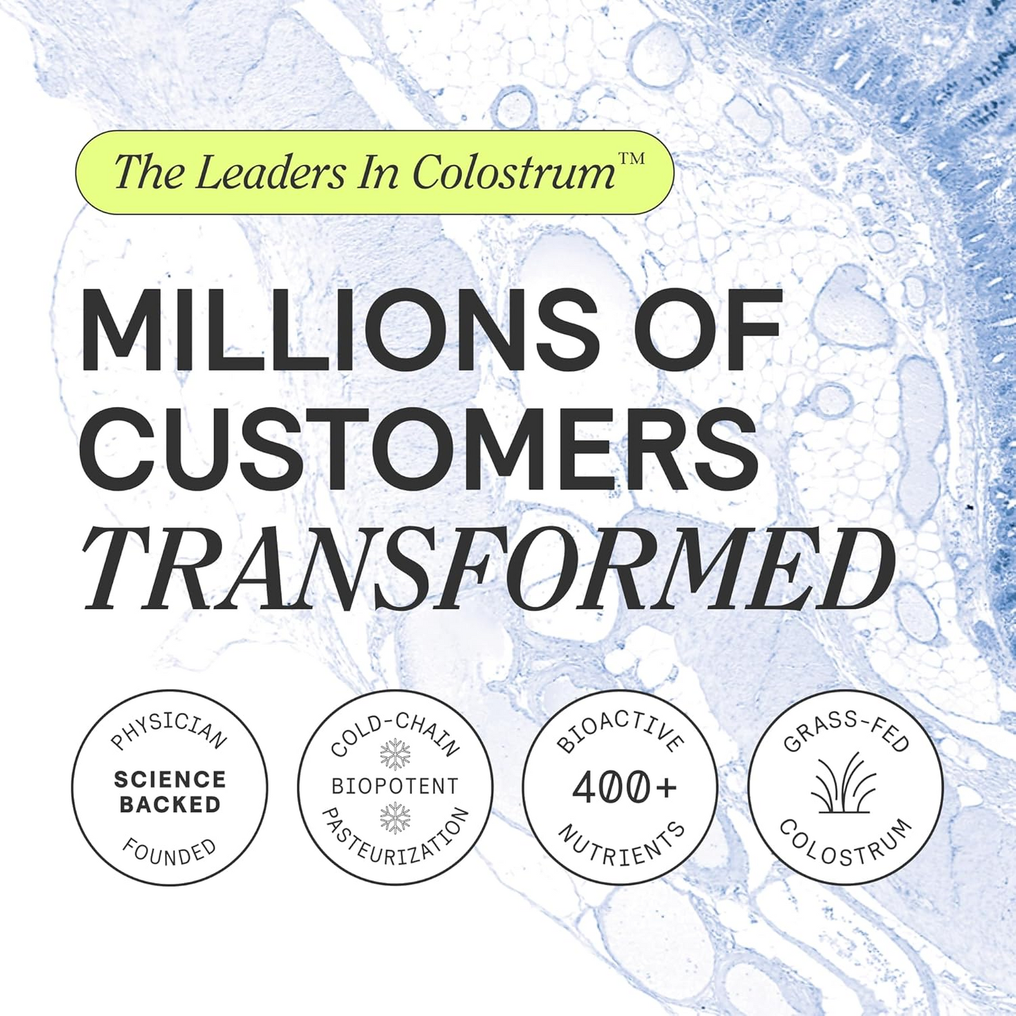 ARMRA Colostrum Powder| Gut Health & Bloating | Skin & Hair | Immunity | Keto, Gluten & Fat-Free | 120 Servings