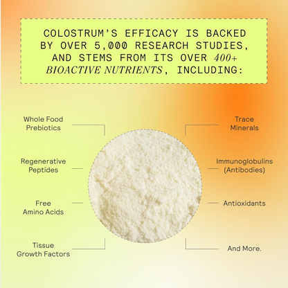ARMRA Colostrum Powder| Gut Health & Bloating | Skin & Hair | Immunity | Keto, Gluten & Fat-Free | 120 Servings